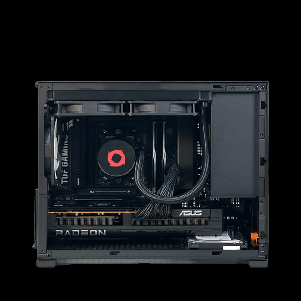 Typhoon D32, side panel off