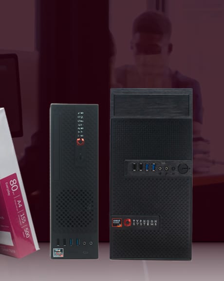 One office machine, close up